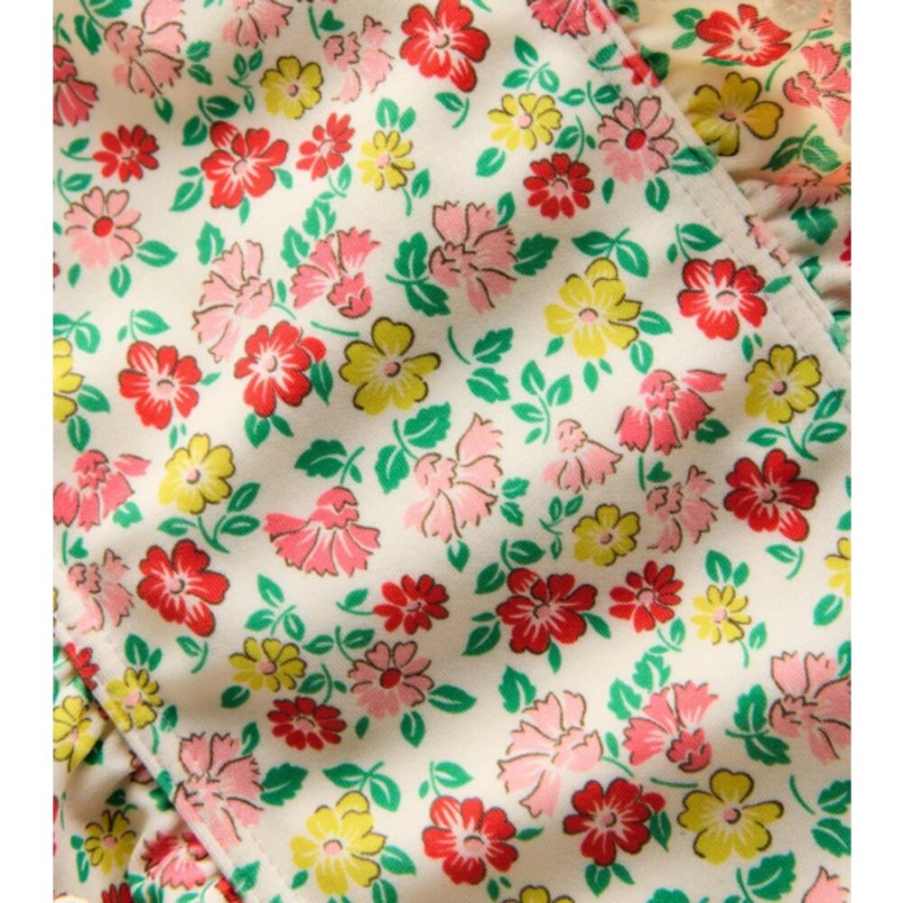 Mini Boden Frilly Swimsuit Multi Summer Flower Bed - Picture 3 of 3